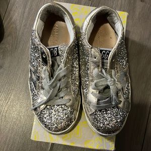 Lil girl golden goose sneakers
